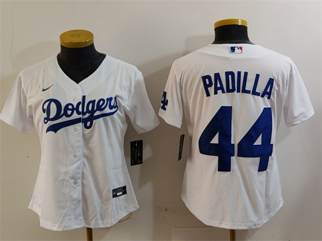 Youth Los Angeles Dodgers #44 Vicente Padilla White Stitched Baseball Jersey Youth Los Angeles Dodgers #44 Vicente Padilla White Stitched Baseball Jersey